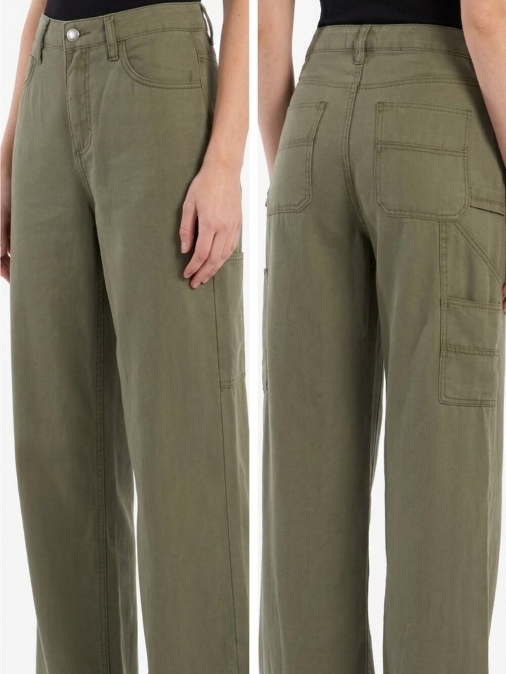 KUT Sienna High Rise Wide Utililty Pant Size 6